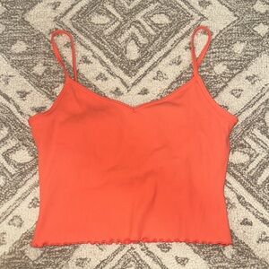 5/$25 NWOT GapFit Coral Ribbed Tank Top